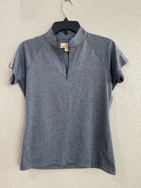 Sport Haley 1/4 zip golf shirt gray women’s small
